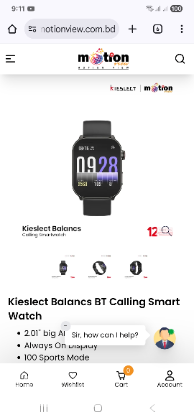 Kieslect Balancs Note Calling Smart Watch